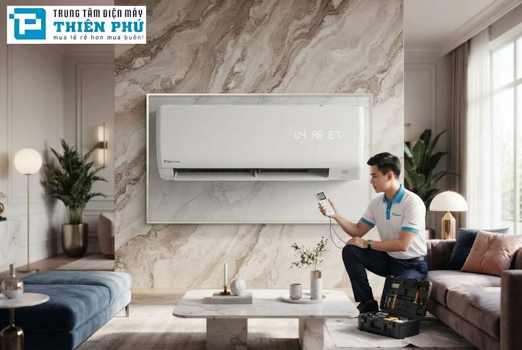 Điều hòa Daikin báo lỗi U4, A6, E7: Nguyên nhân và cách khắc phục nhanh