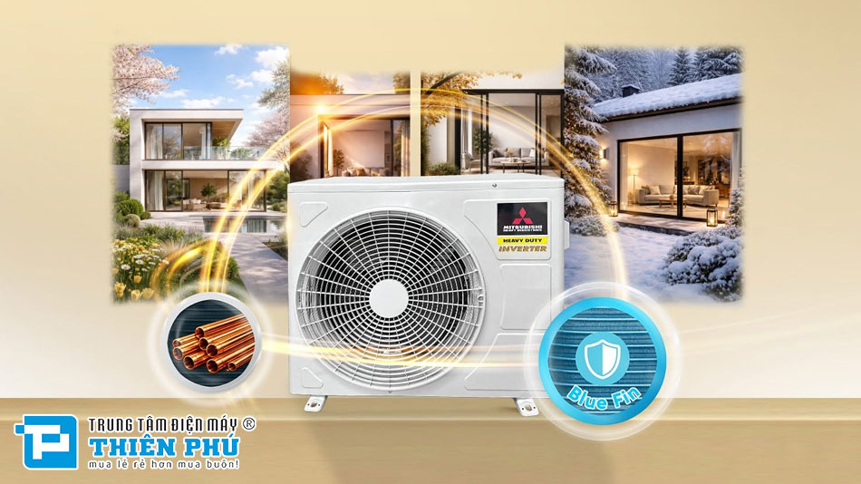 Tính năng làm lạnh và sưởi ấm 2 chiều tiện lợi