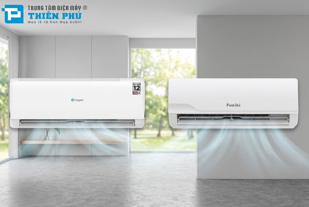 So sánh điều hòa Casper JC-09IU36 và Funiki HPIC09TMU, nên mua điều hòa Inverter giá rẻ nào?