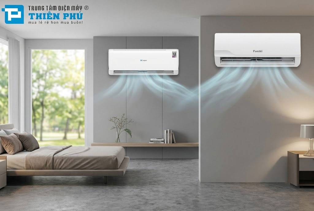 So sánh điều hòa Casper JC-09IU36 và Funiki HPIC09TMU, nên mua điều hòa Inverter giá rẻ nào?
