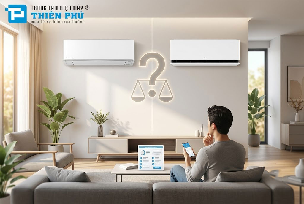 Cùng tầm giá 23 triệu đồng, nên mua điều hòa Panasonic CS-RU24CKH-8D hay LG IDC24M1?