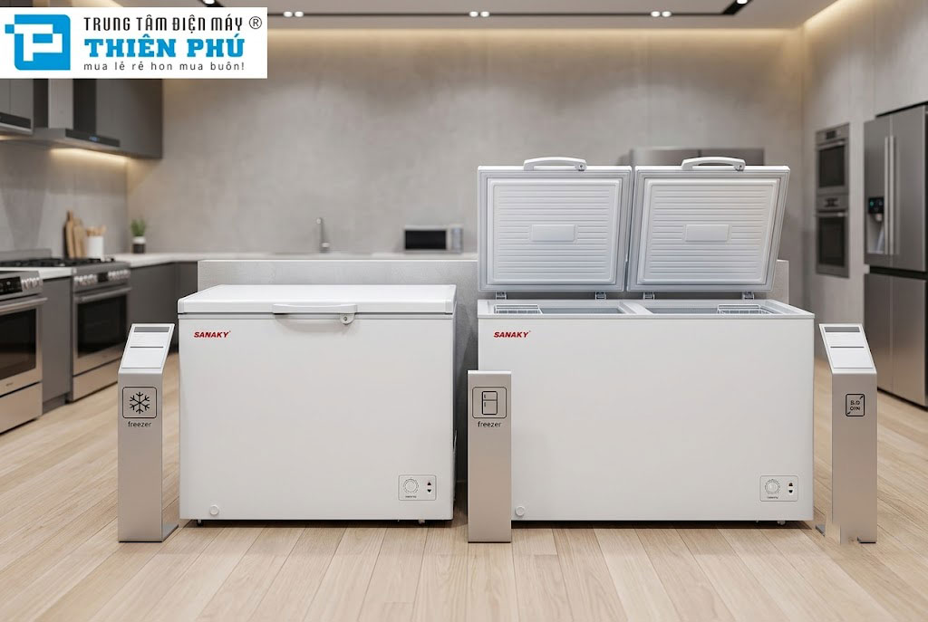 Nên mua tủ đông Sanaky 1 ngăn hay 2 ngăn: Kinh nghiệm từ chuyên gia
