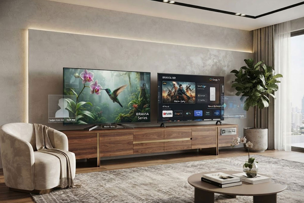 Có nên đầu tư thêm tiền mua google tivi Sony dòng XR để trải nghiệm trí tuệ nhân tạo?