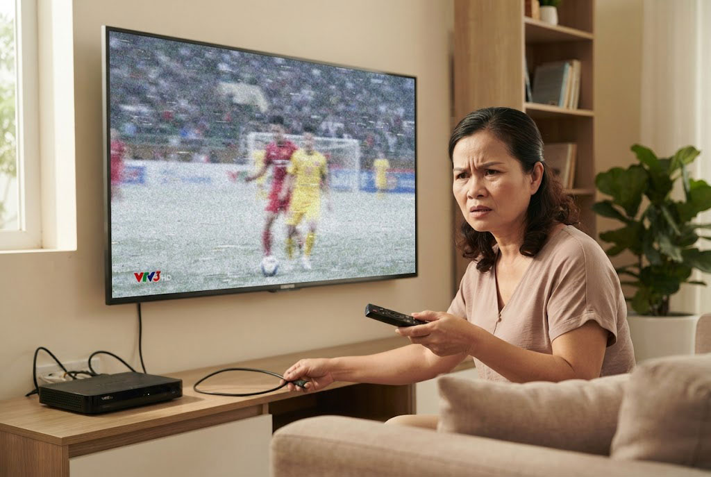 Tại sao tivi Samsung bị mờ, hạt nhiễu? Có phải do tín hiệu truyền hình hay hỏng màn hình?