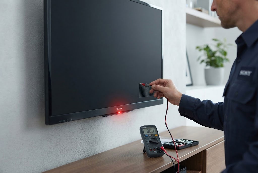 Tivi Sony bị mất nguồn đèn đỏ nhấp nháy 2, 4, 6 nhịp là bị lỗi gì?